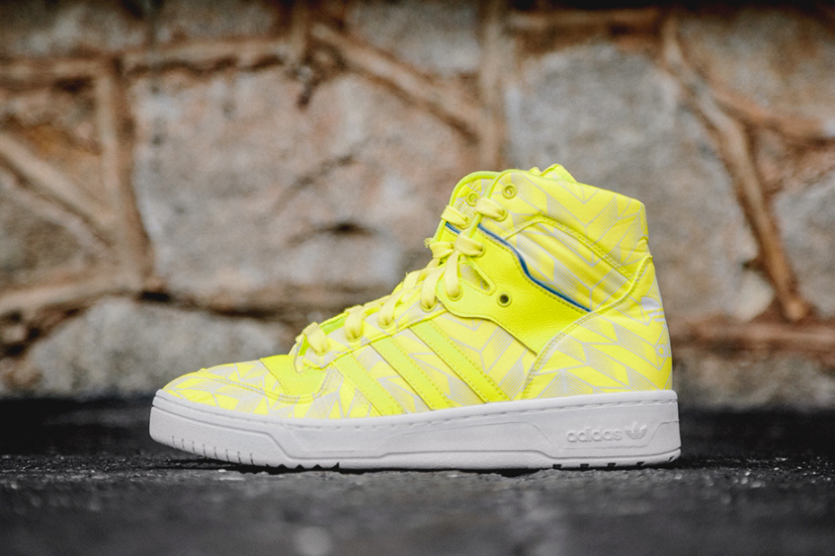 adidas Originals Rivalry Hi True Blue/Electric Yellow :: FOOYOH ENTERTAINMENT