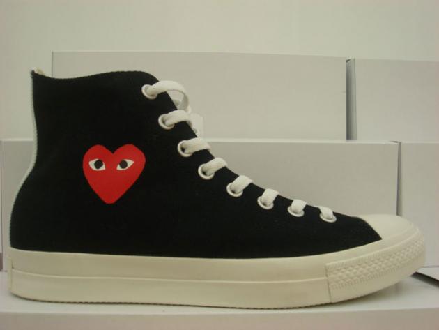 fake comme de garcons converse