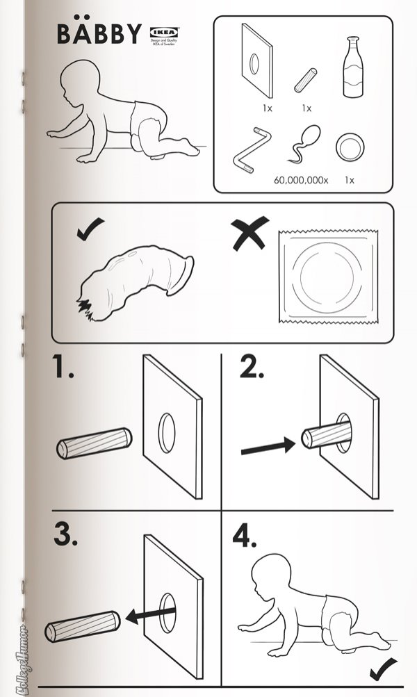 If Ikea Made Instructions For Everything (Pics) :: FOOYOH ENTERTAINMENT