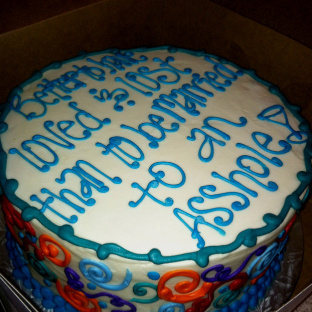 These 21 Divorce Cakes Are Better Than Wedding Daily K Pop Better To Eat Cake Alone Than It With An Hole