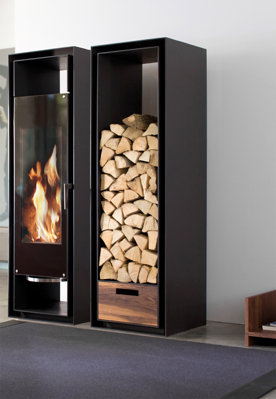 Decorative Fireplace With Built In Log Cabinet Daily K Pop News