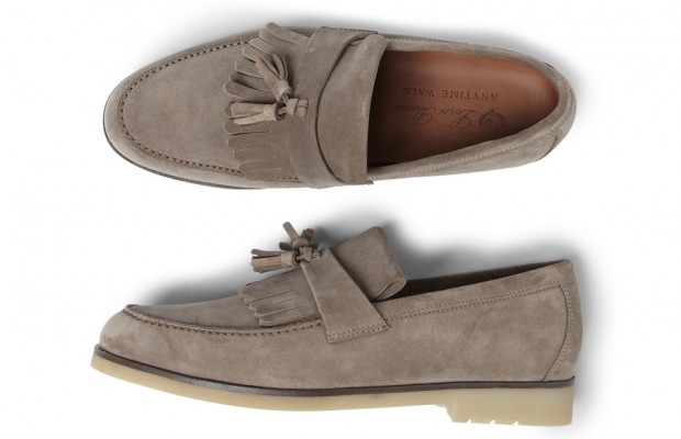 Loro Piana Tasseled Suede Loafers :: FOOYOH ENTERTAINMENT