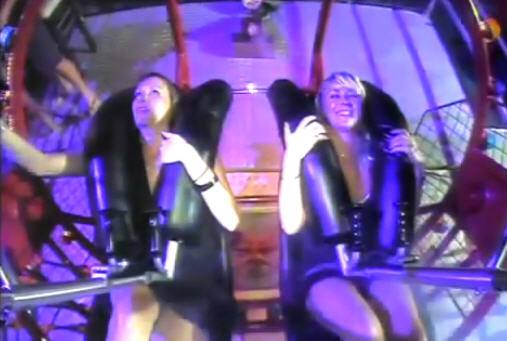 Watch This Girl Get A Little Too Excited During Her Slingshot Ride Fooyoh Entertainment