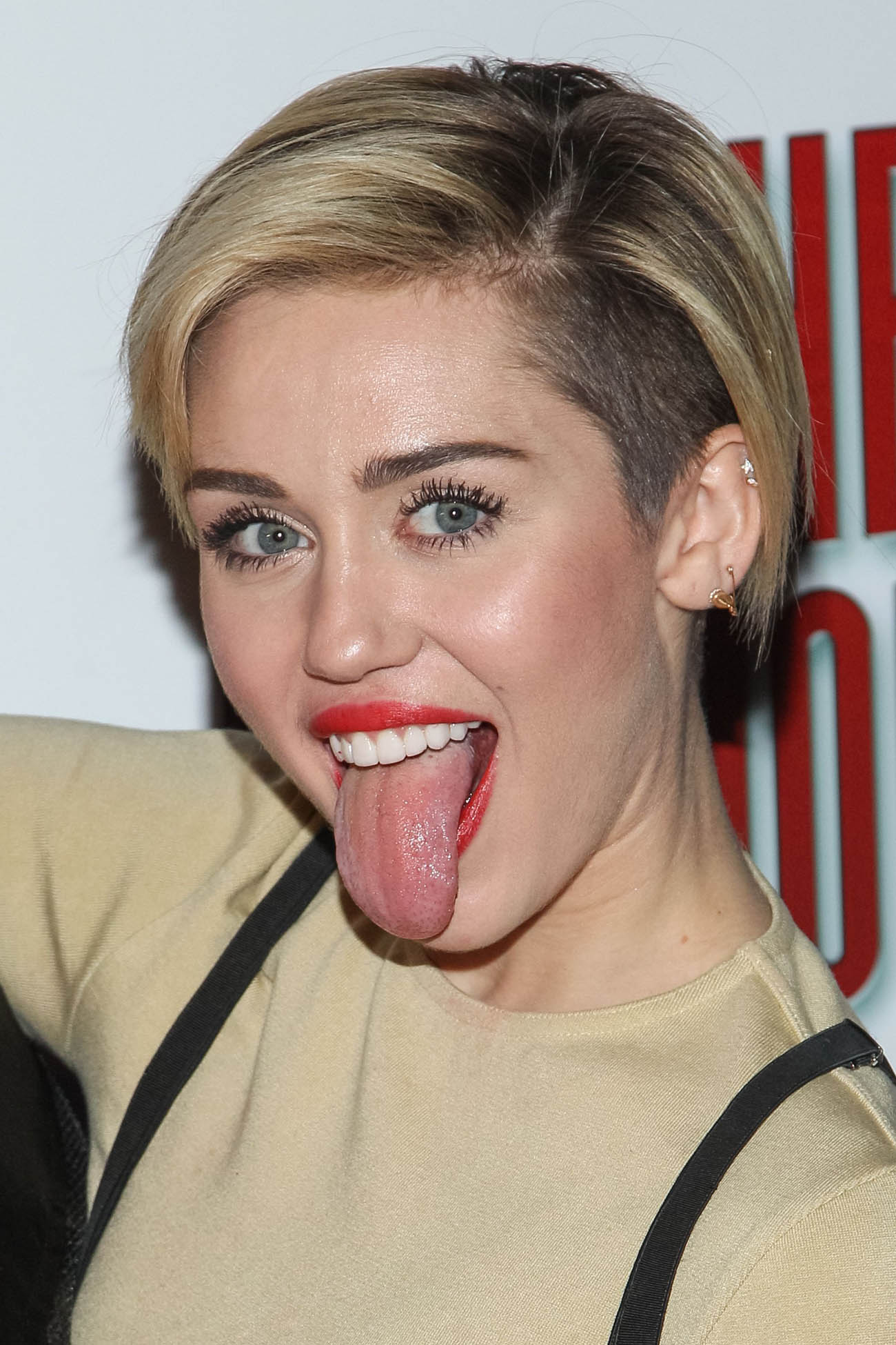 Will we be seeing Miley Cyrus's tongue once more in 2014? 