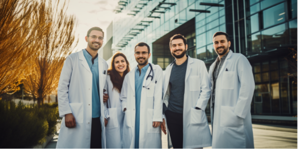 Four_male_and_one_female_Turkish_doctors_stand_in_front_of_the_hospital.png
